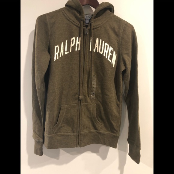 New NWT POLO RALPH LAUREN full zip hoodie M, L - Picture 1 of 5